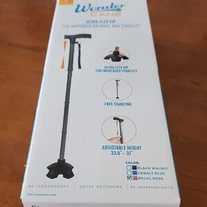 NIB Stander Wonder Cane Regal Rose Color
